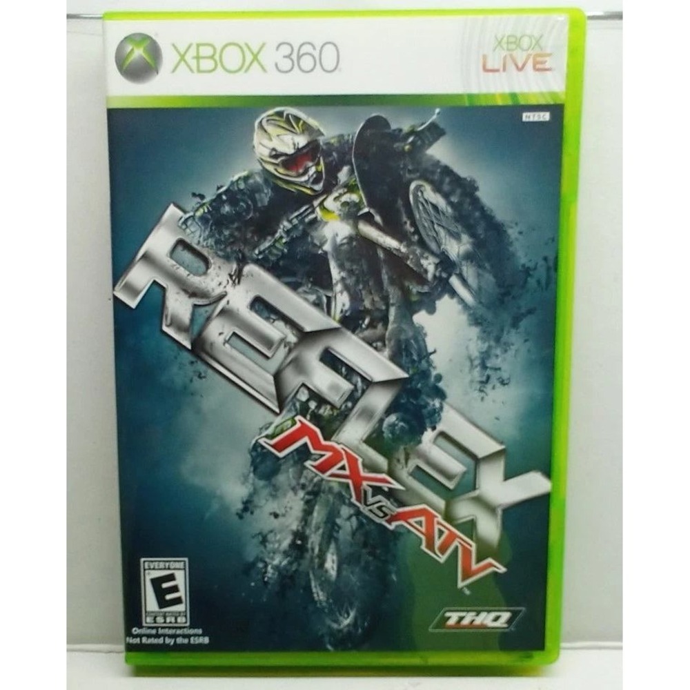MX vs ATV Reflex Xbox‎ 360 THQ Motocross Racing Game Complete CIB NTSC